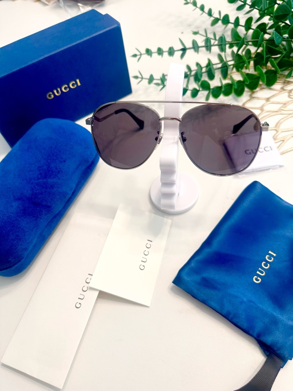 Brand New Gucci Aviator Sunglasses - Picture 3 of 8